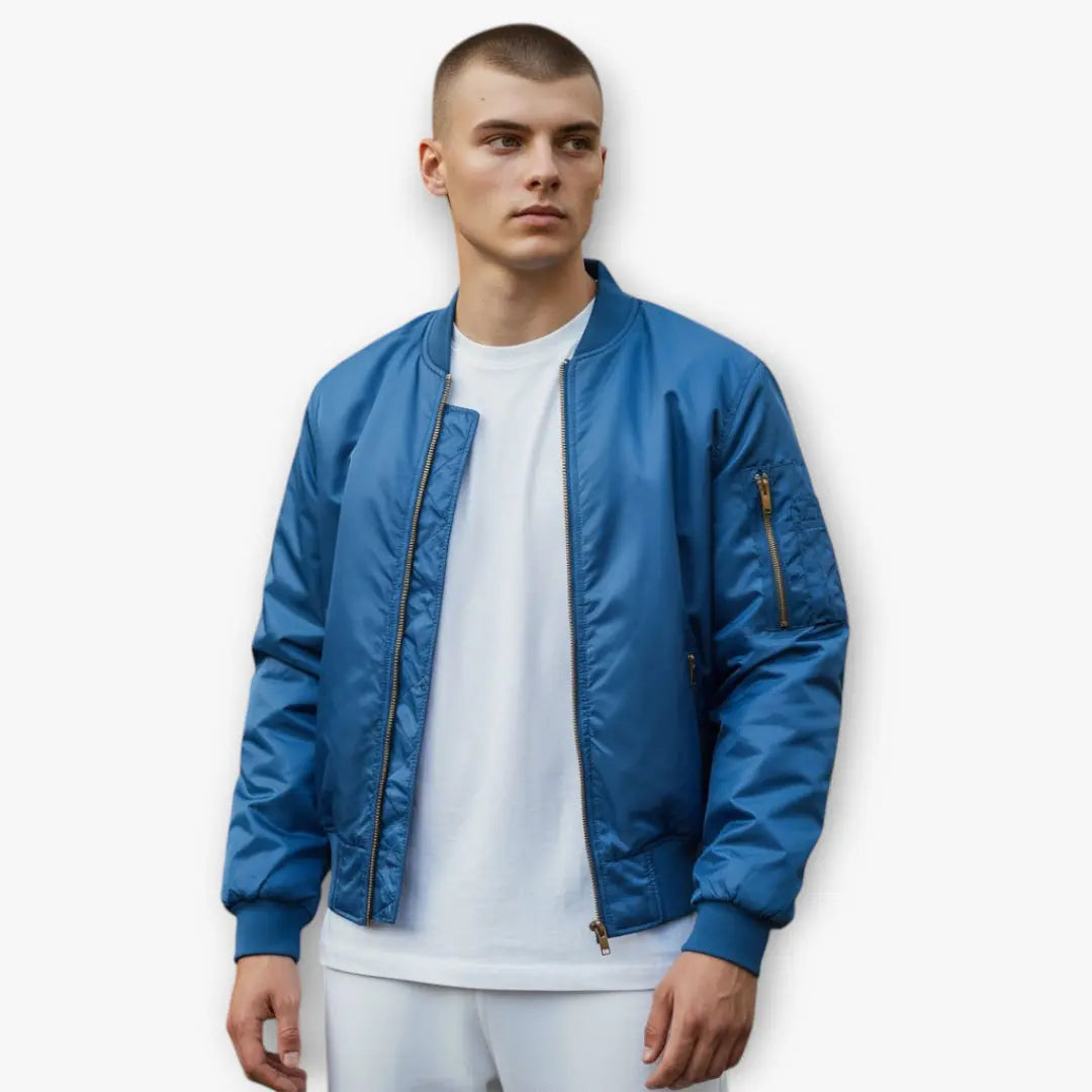 Men's Quilted Bomber Jacket | bomber Noah & Elise