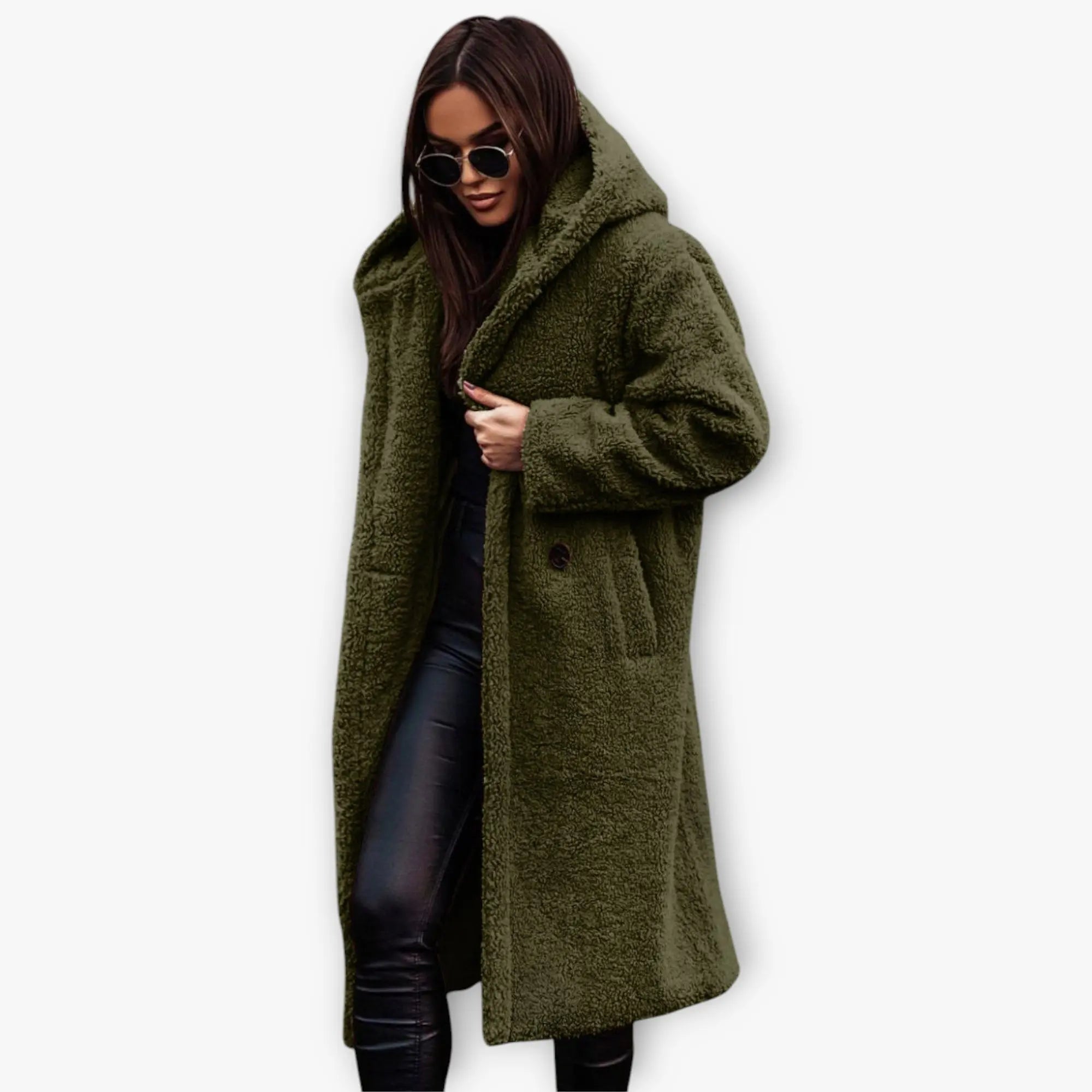 Women's Teddy Coat | long Noah & Elise