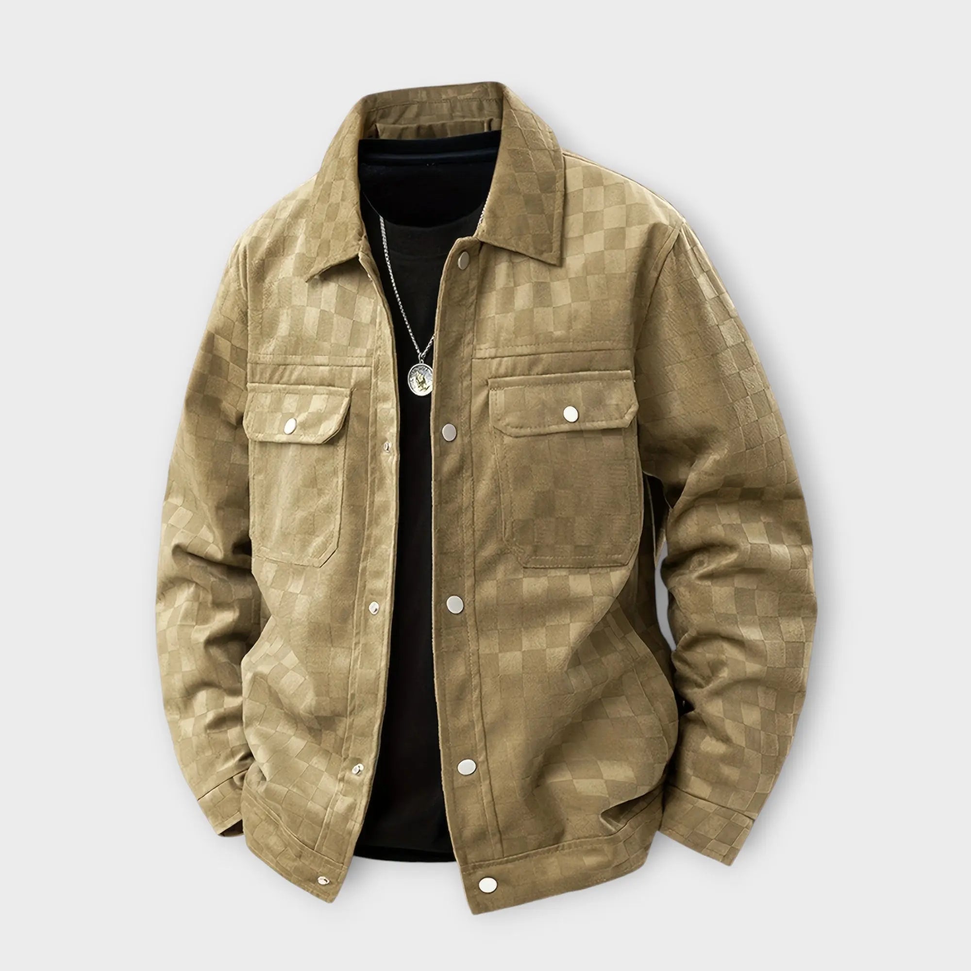 Men's Suede Shirt Jacket | lightweight Noah & Elise
