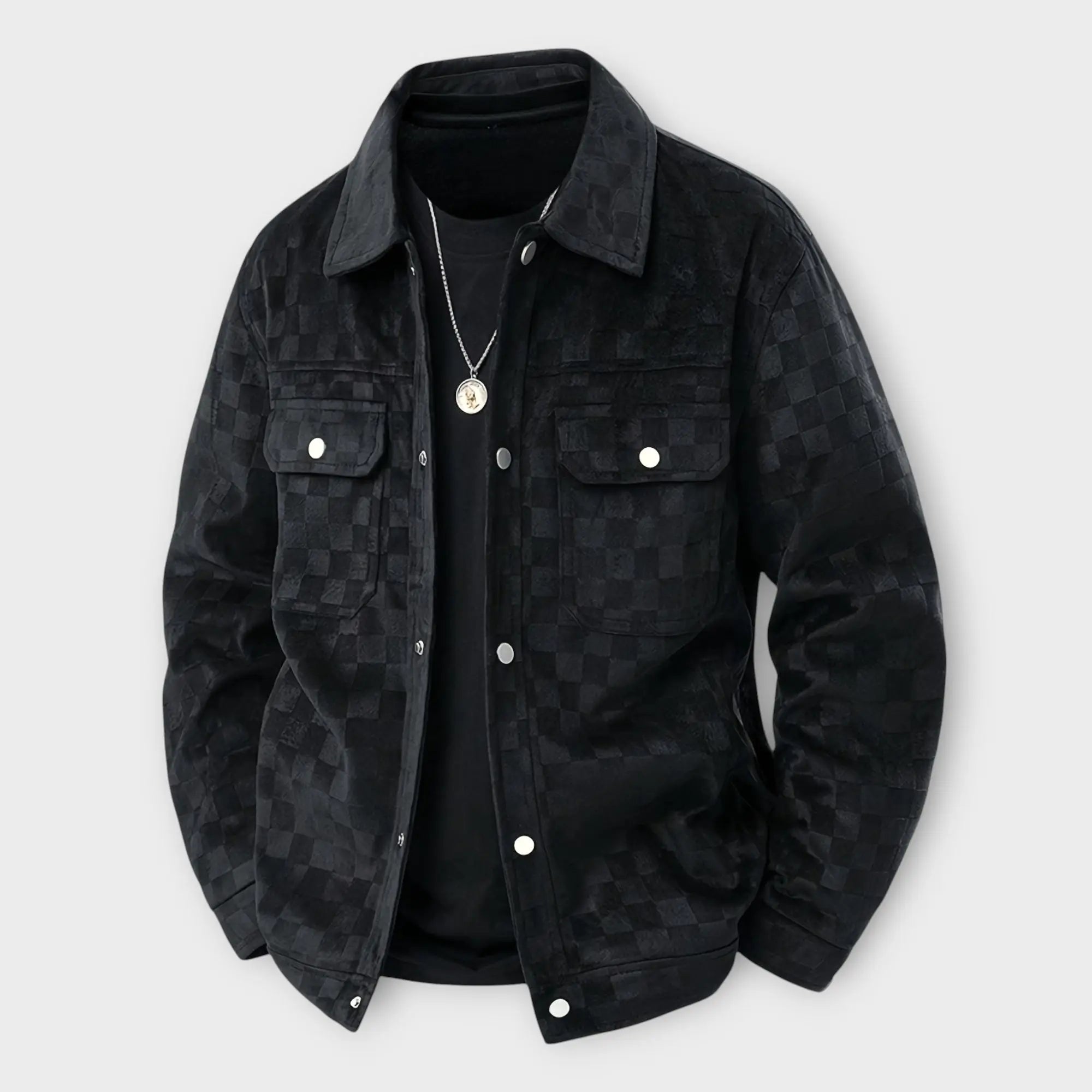 Men's Suede Shirt Jacket | lightweight Noah & Elise