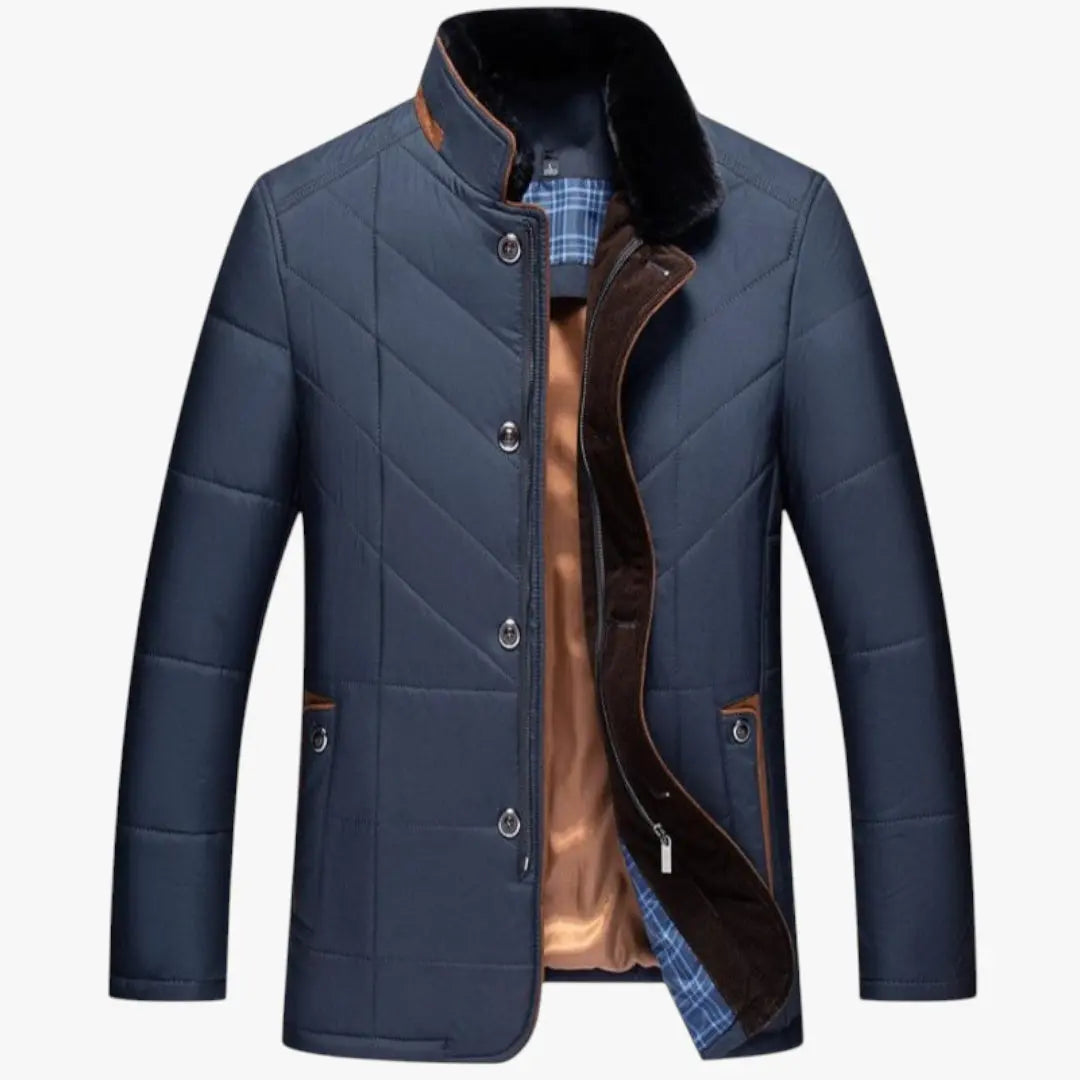 Men's Quilted Jacket | Winter Noah & Elise