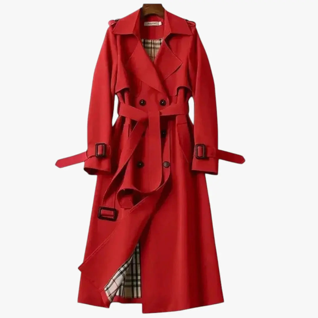 Women's Water-resistant Trench Coat | long Noah & Elise