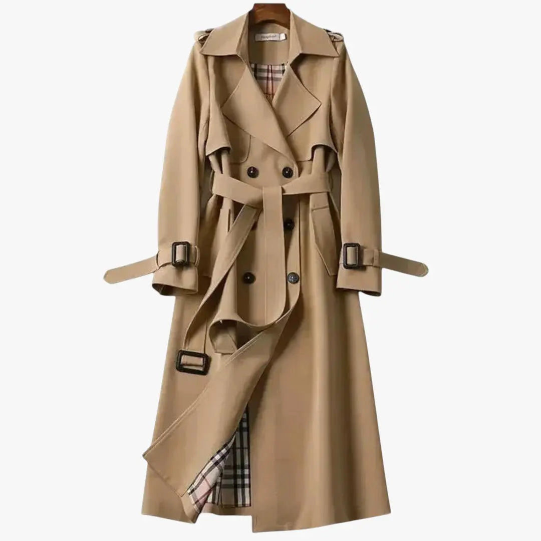 Women's Water-resistant Trench Coat | long Noah & Elise
