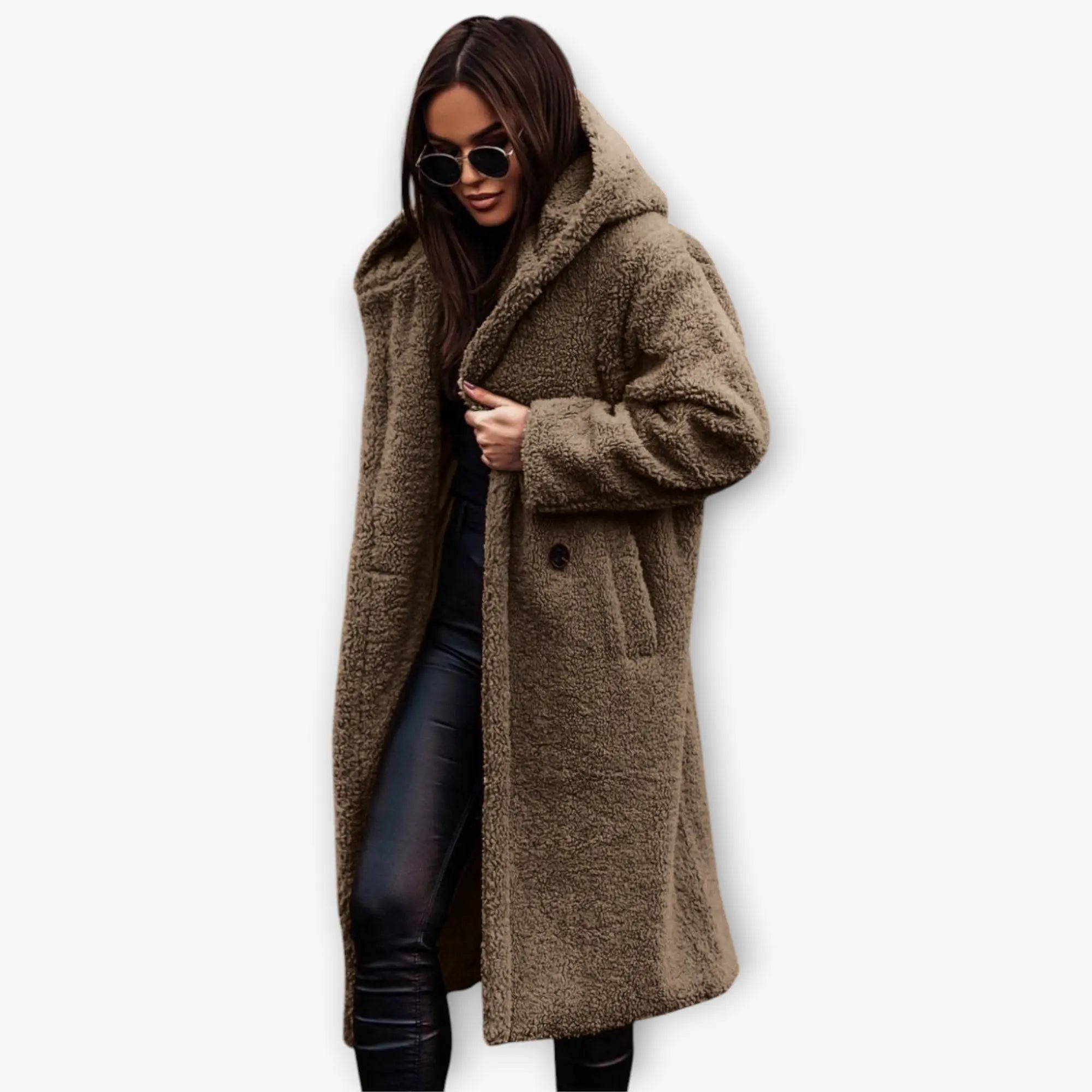 Women's Teddy Coat | long Noah & Elise