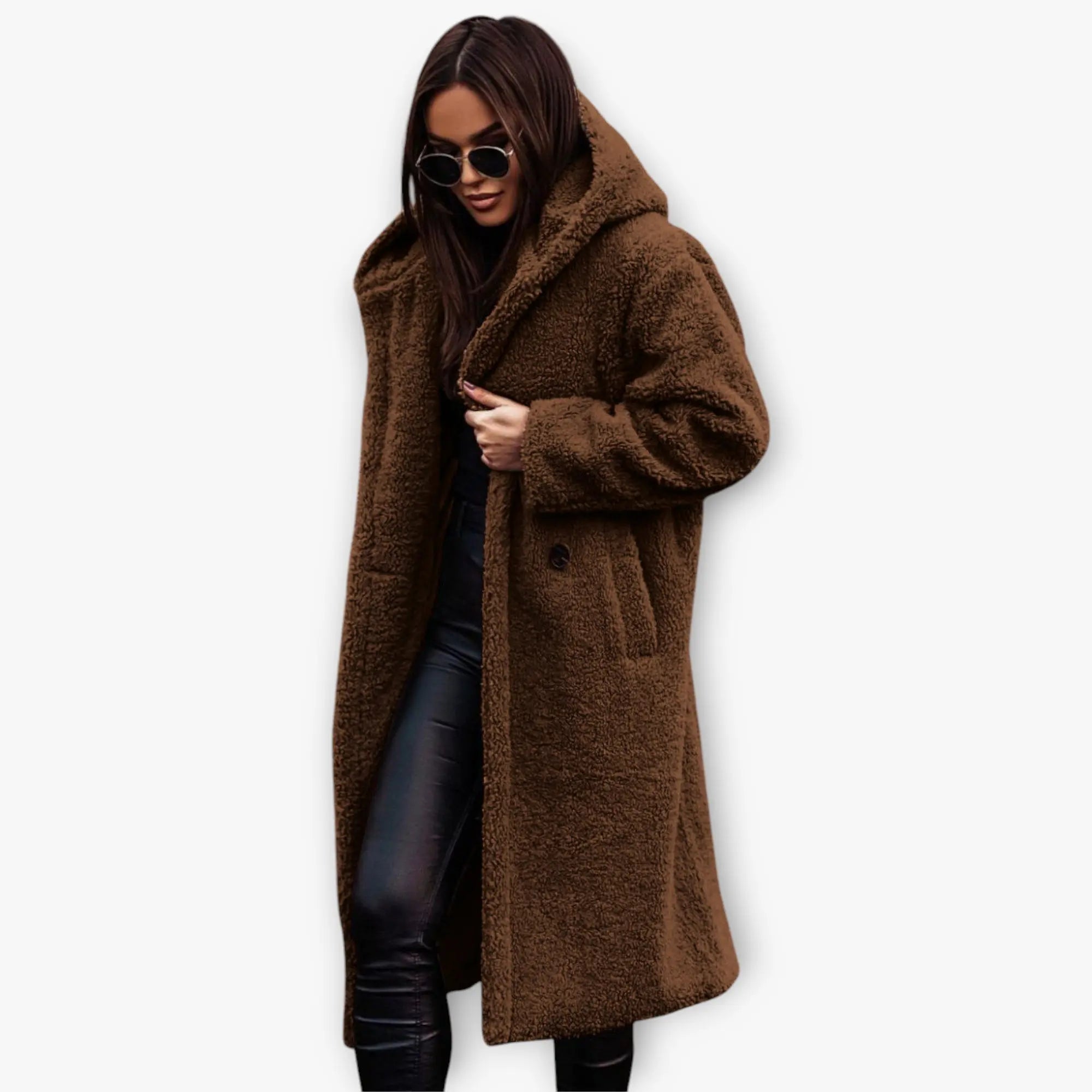 Women's Teddy Coat | long Noah & Elise
