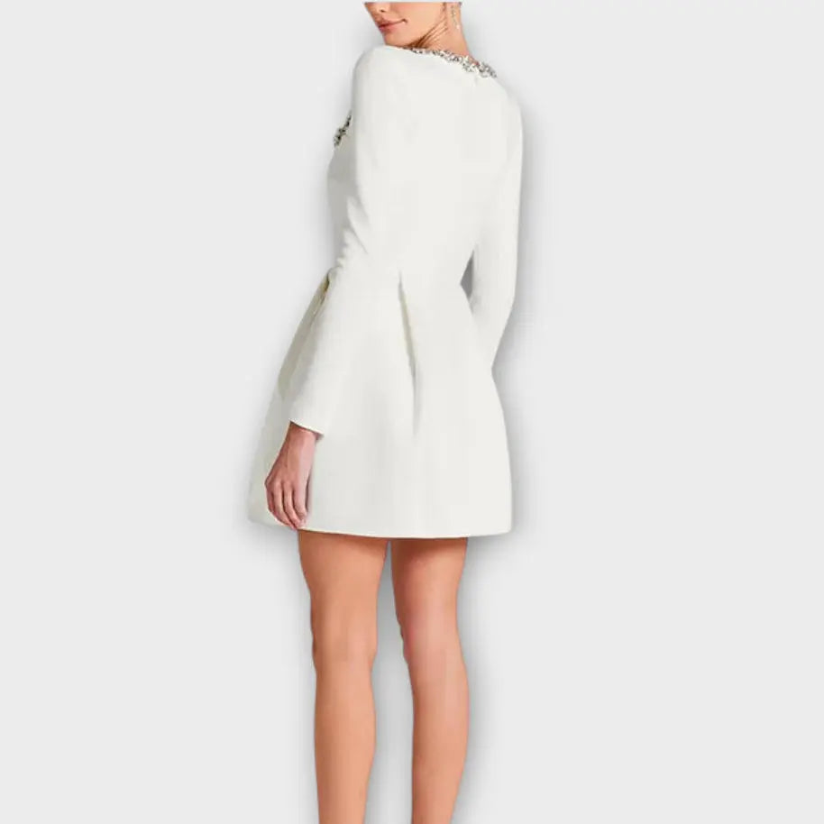 Women's Long Sleeve Velvet Dress | Mini Noah & Elise