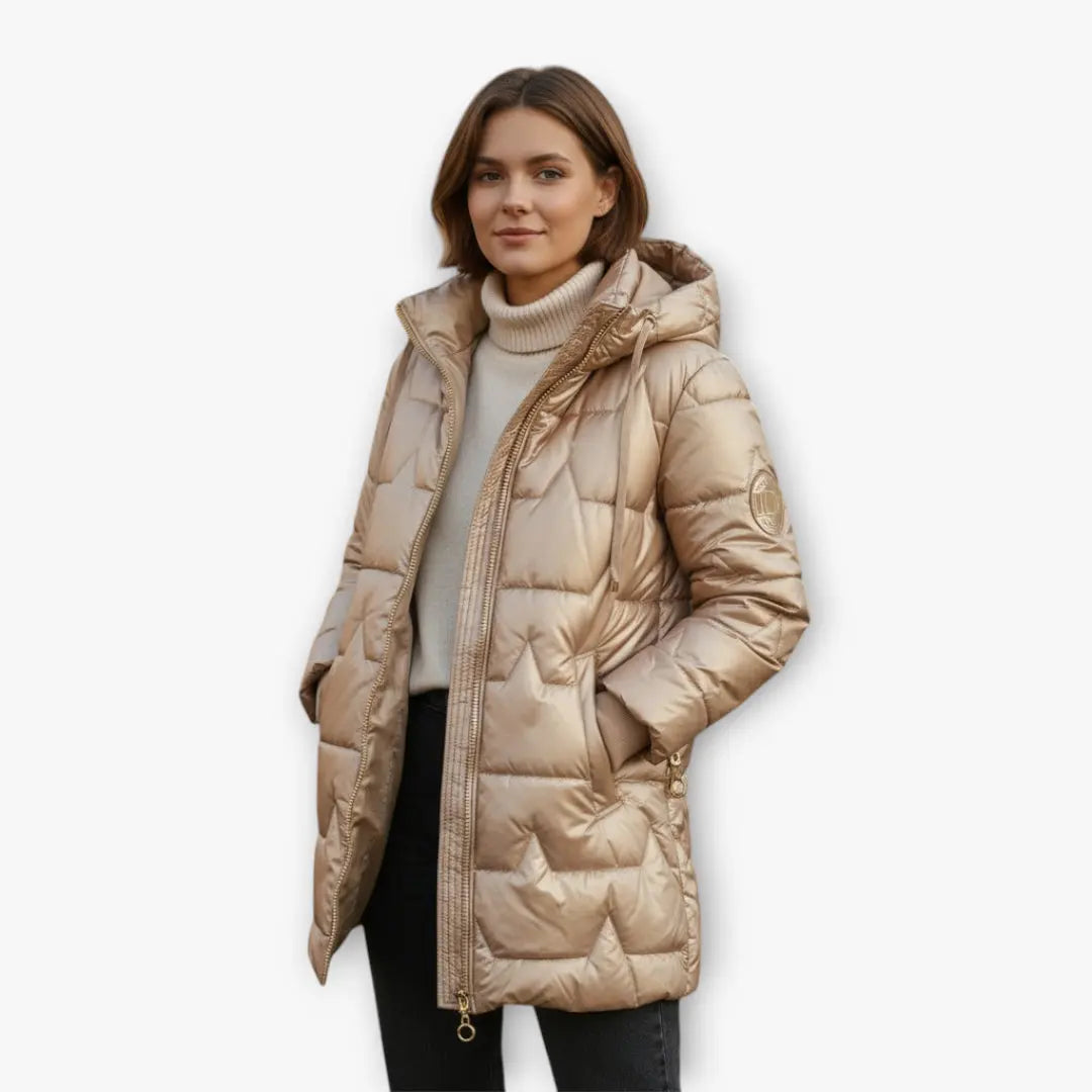 Women's Winter Puffer Jacket | Hood Noah & Elise