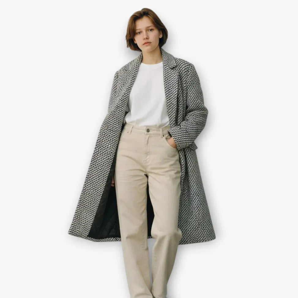 Women's Wool Coat | long Noah & Elise