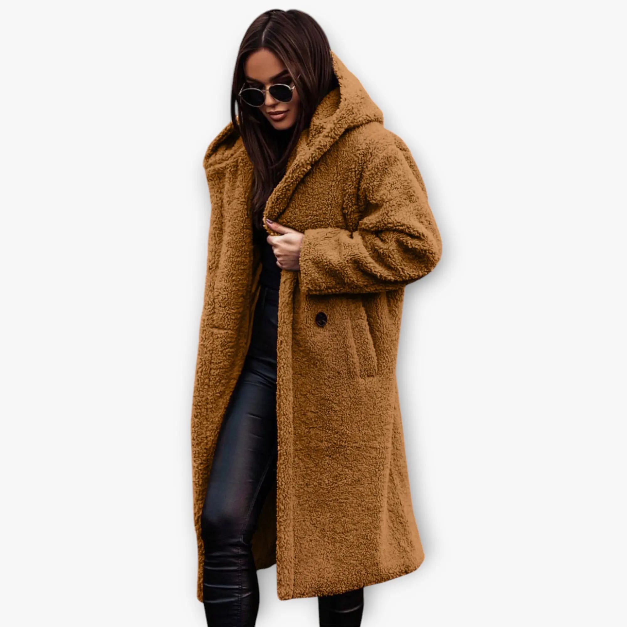 Women's Teddy Coat | long Noah & Elise