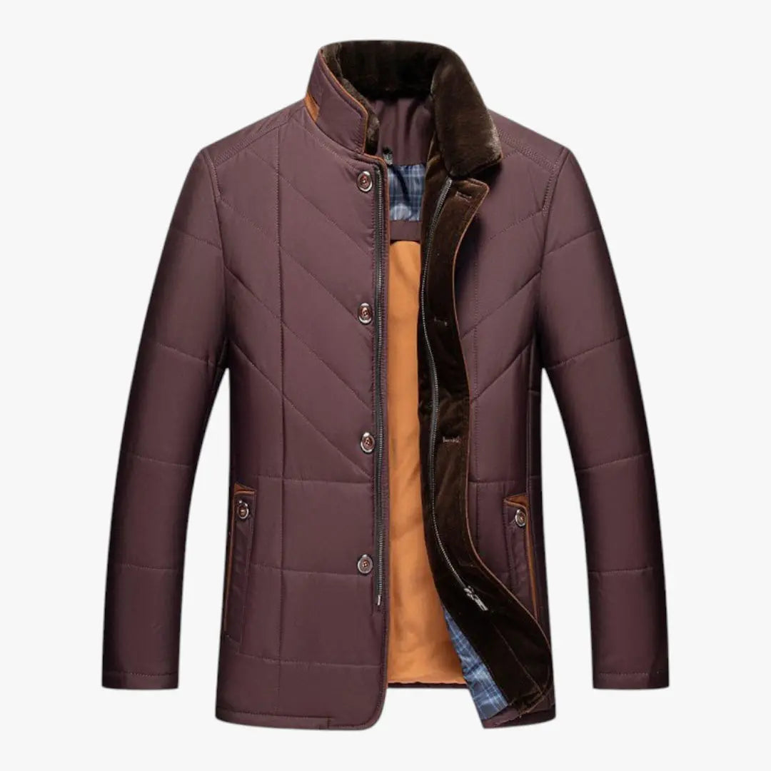 Men's Quilted Jacket | Winter Noah & Elise
