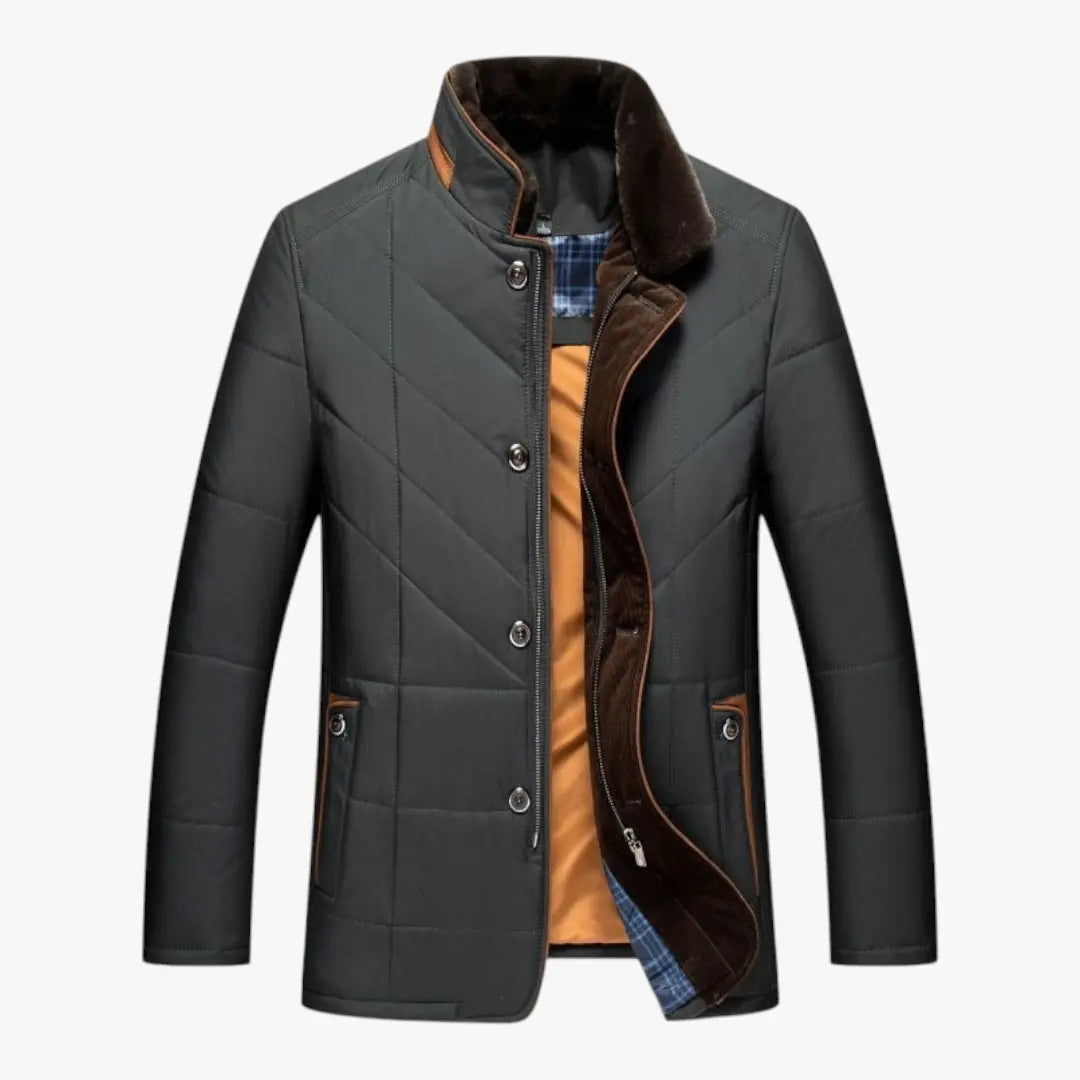 Men's Quilted Jacket | Winter Noah & Elise