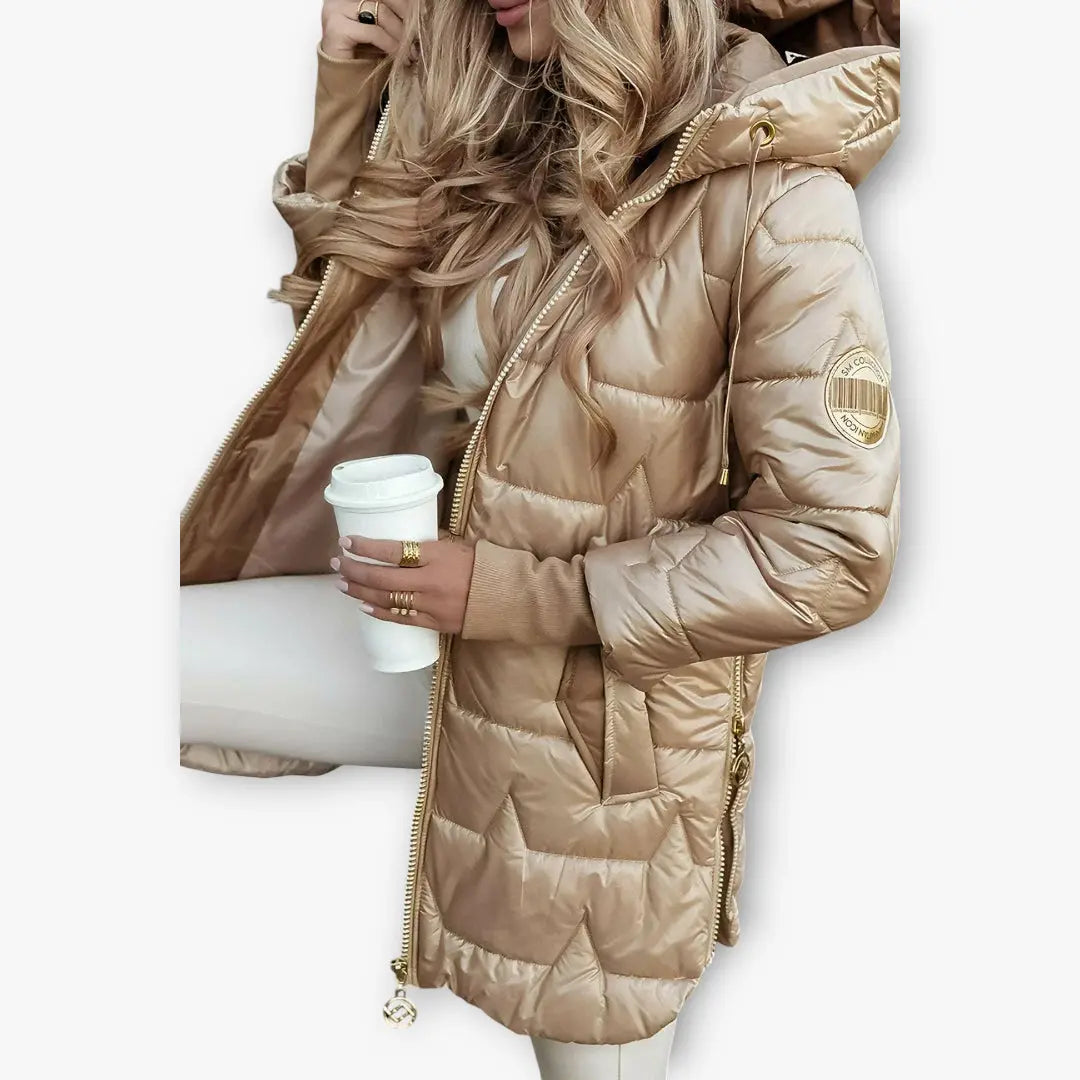 Women's Winter Puffer Jacket | Hood Noah & Elise