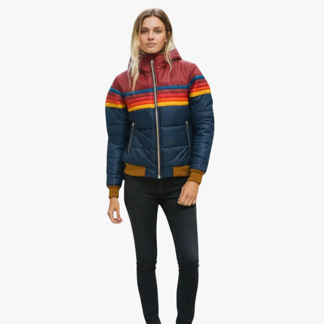 Women's Water-resistant Puffer Jacket | Hood Noah & Elise
