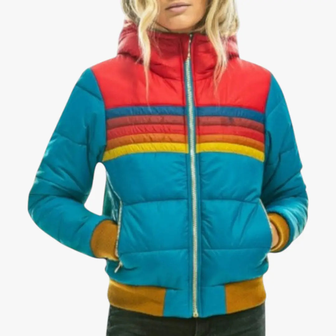 Women's Water-resistant Puffer Jacket | Hood Noah & Elise