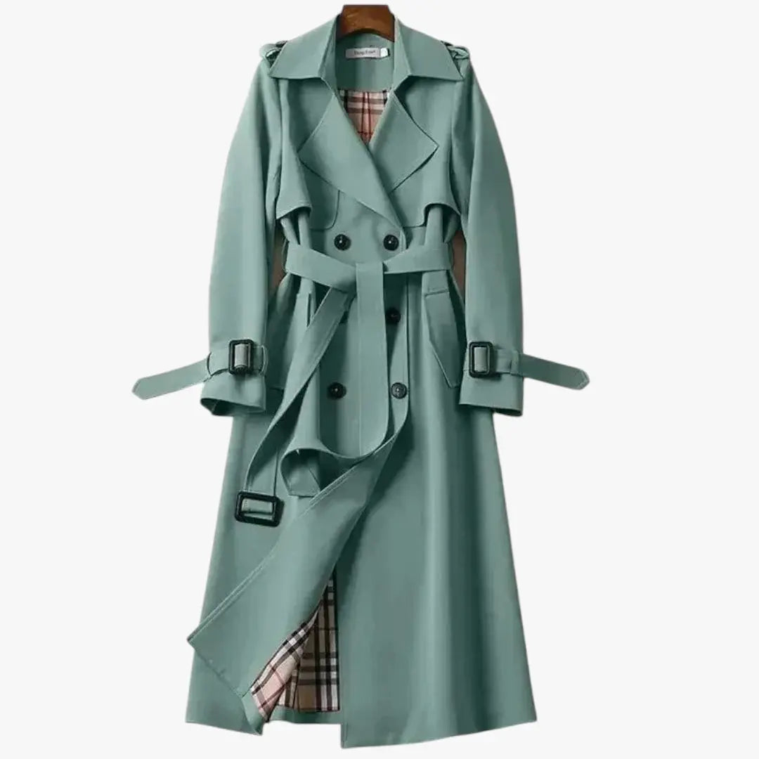 Women's Water-resistant Trench Coat | long Noah & Elise