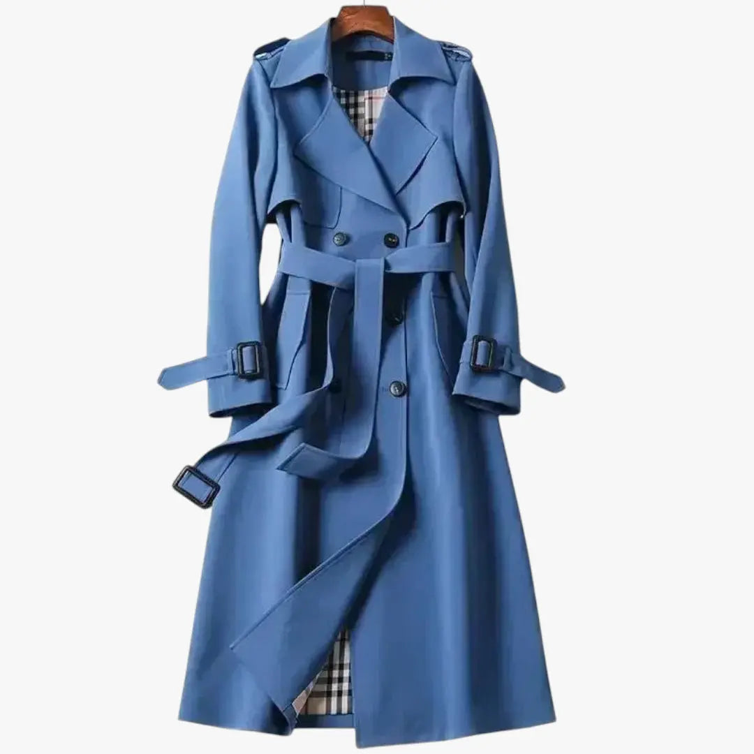 Women's Water-resistant Trench Coat | long Noah & Elise