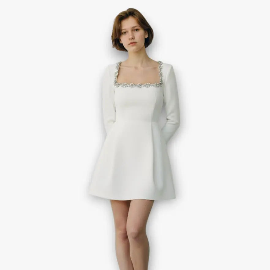 Women's Long Sleeve Velvet Dress | Mini Noah & Elise